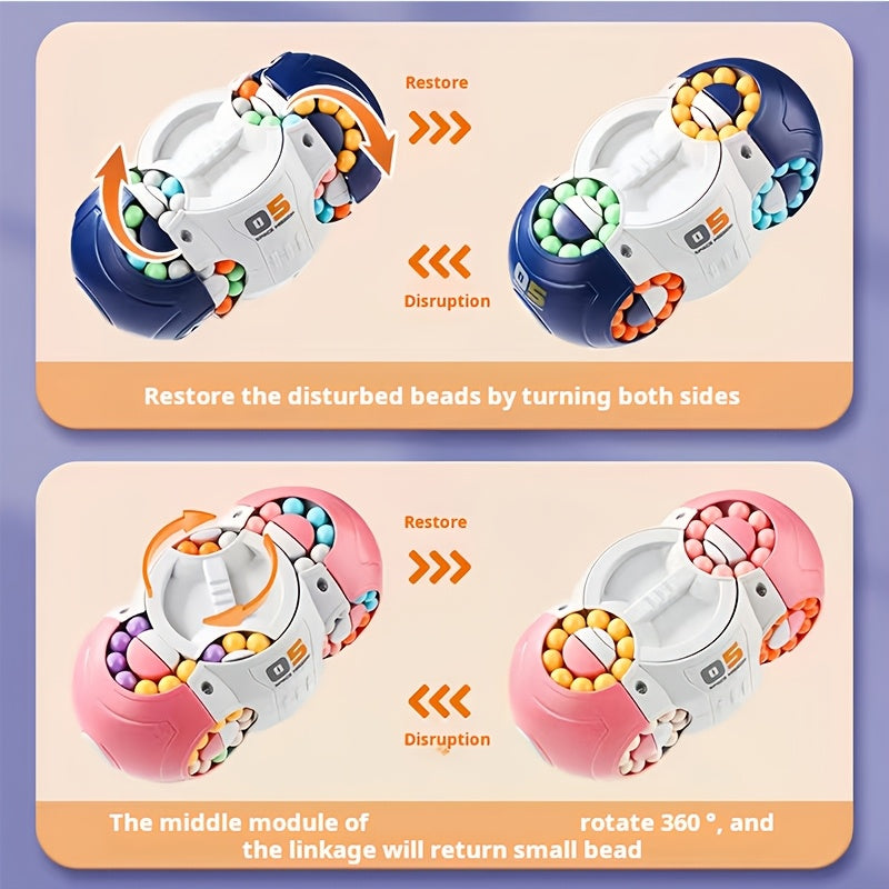 3D-игрушка-антистресс для детей от 3 лет, расслабляющая головоломка, смешанные цвета