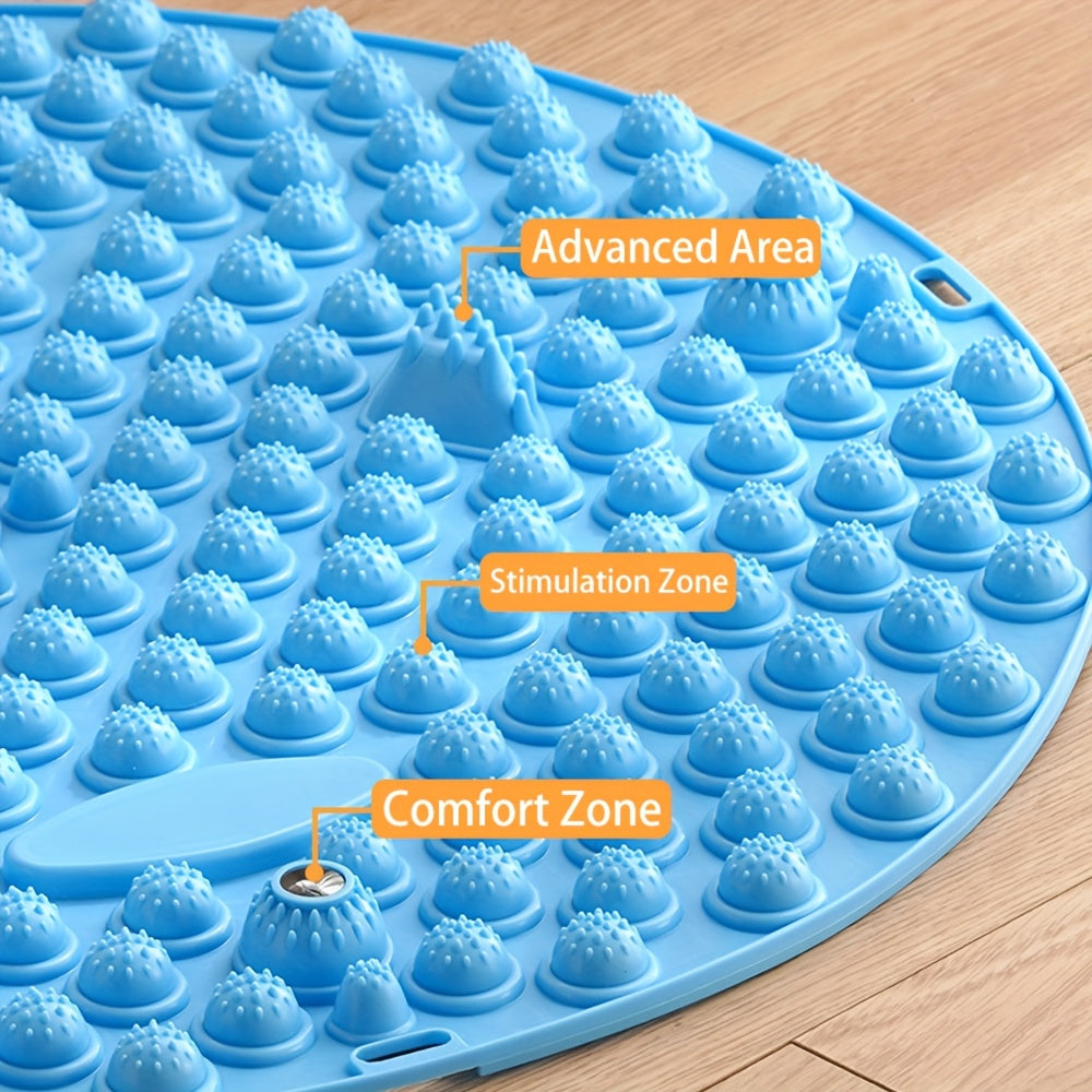 Plastic Foot Massage Mat with Pressure Points for Stress Relief and Fatigue Reduction Indoor Exercise Toe Press Board