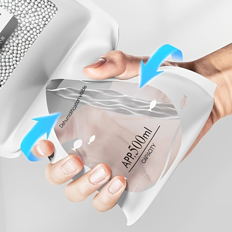 10 Reusable Moisture Absorbing Dehumidifier Bags 16.91oz for Cabinets Wardrobes