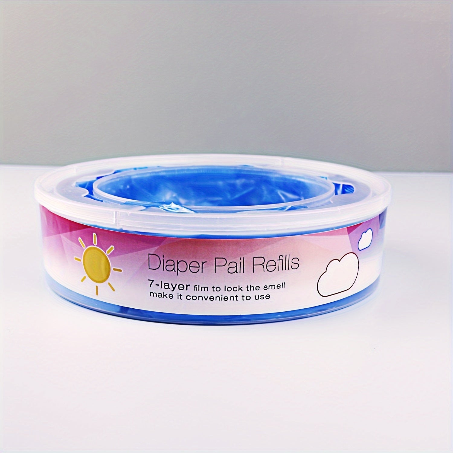 Diaper Pail Refills Odor Sealing 7-Layer Disposable System for Nursery