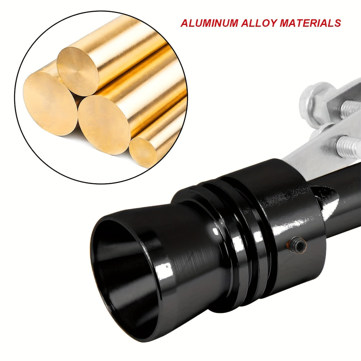 Barqaror Alyuminiy Turbo Chiqish Soni Avtomobil Tahriri Ovozi Mikrofon