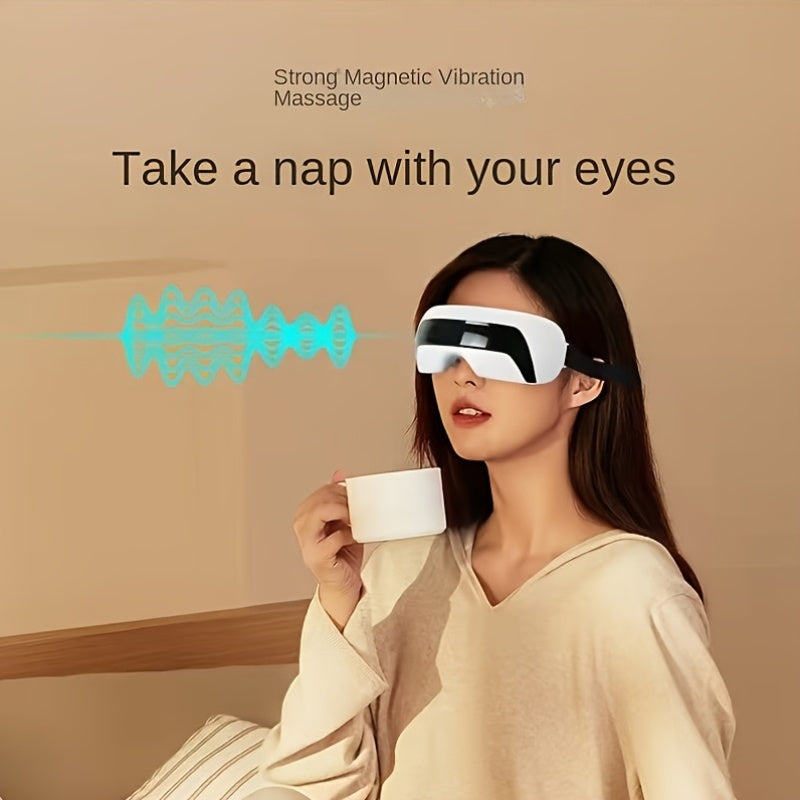 Eye Massager with Varying Vibration Frequencies for Eye Relaxation and Eye Care