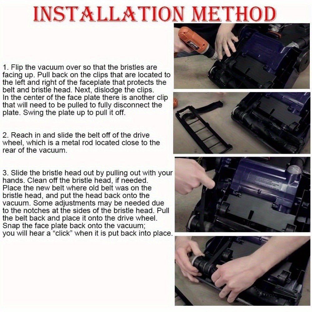 Replacement Vacuum Belts for PowerForce Helix and CleanView Models, 2 Pack