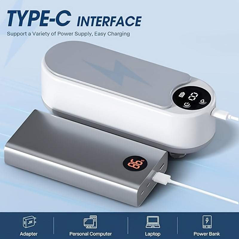 Limpiador portátil de joyería, gafas y relojes con vibración y batería recargable