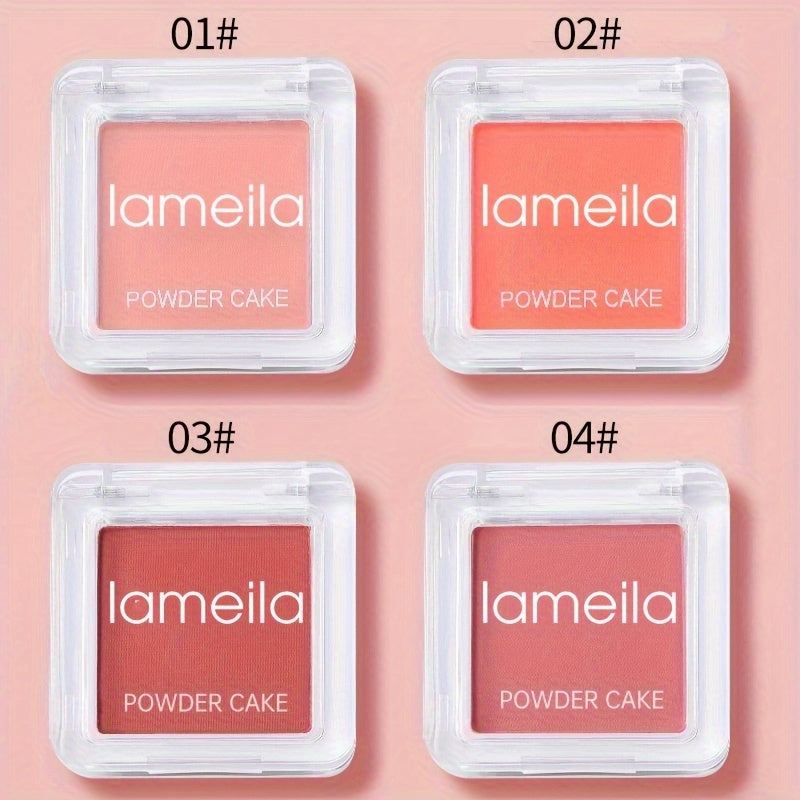 Женская матовая пудра для румян — водостойкая, розовый оттенок