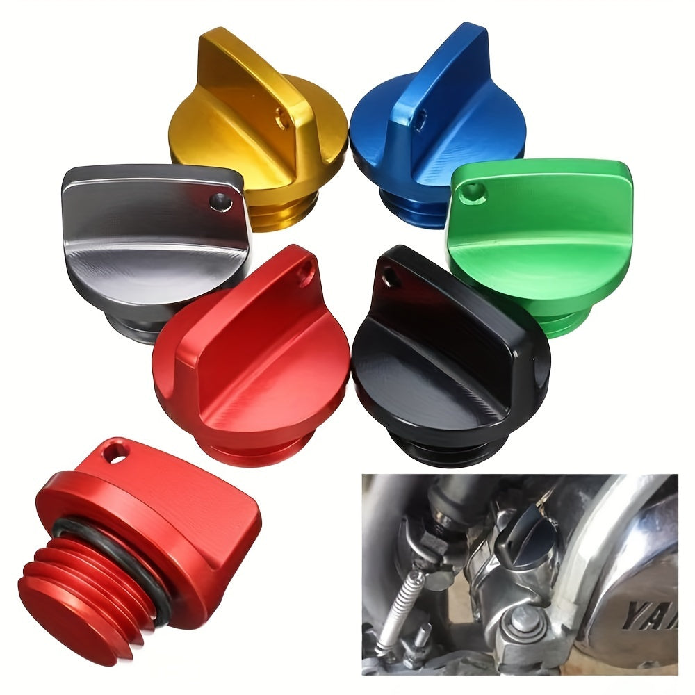 Motorcycle Oil Cap Multi-Color Metal Replacement for Engine Protection