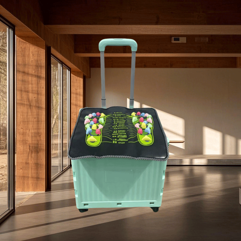 PVC materialidan tayyorlangan oyoq massaj padlari simpatik nervlarni rag'batlantiradi, taranglikni bartaraf etadi, tanani va ongni bo'shlashtiradi va chegara orti oyoqni bo'sh vaqt sog'liqni saqlash uchun eng yaxshi tanlovdir.