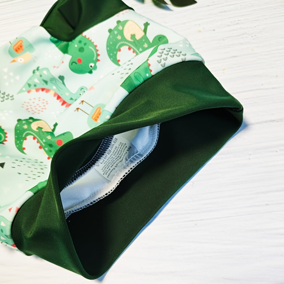 Kids Reusable Waterproof Swim Diapers High-Waist Training Pants for Ages 0-6 Years