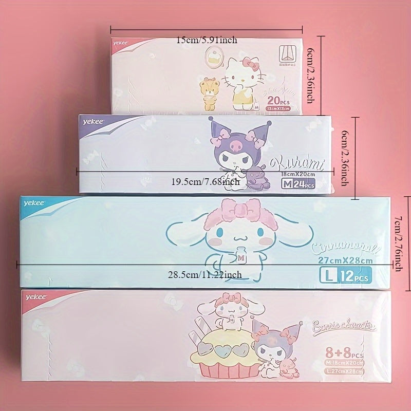 O'z-o'zini yopadigan oziq-ovqat saqlash sumkalar, havo o'tkazmaydigan, shaffof oshxona tashkilotchisi, 1 dona