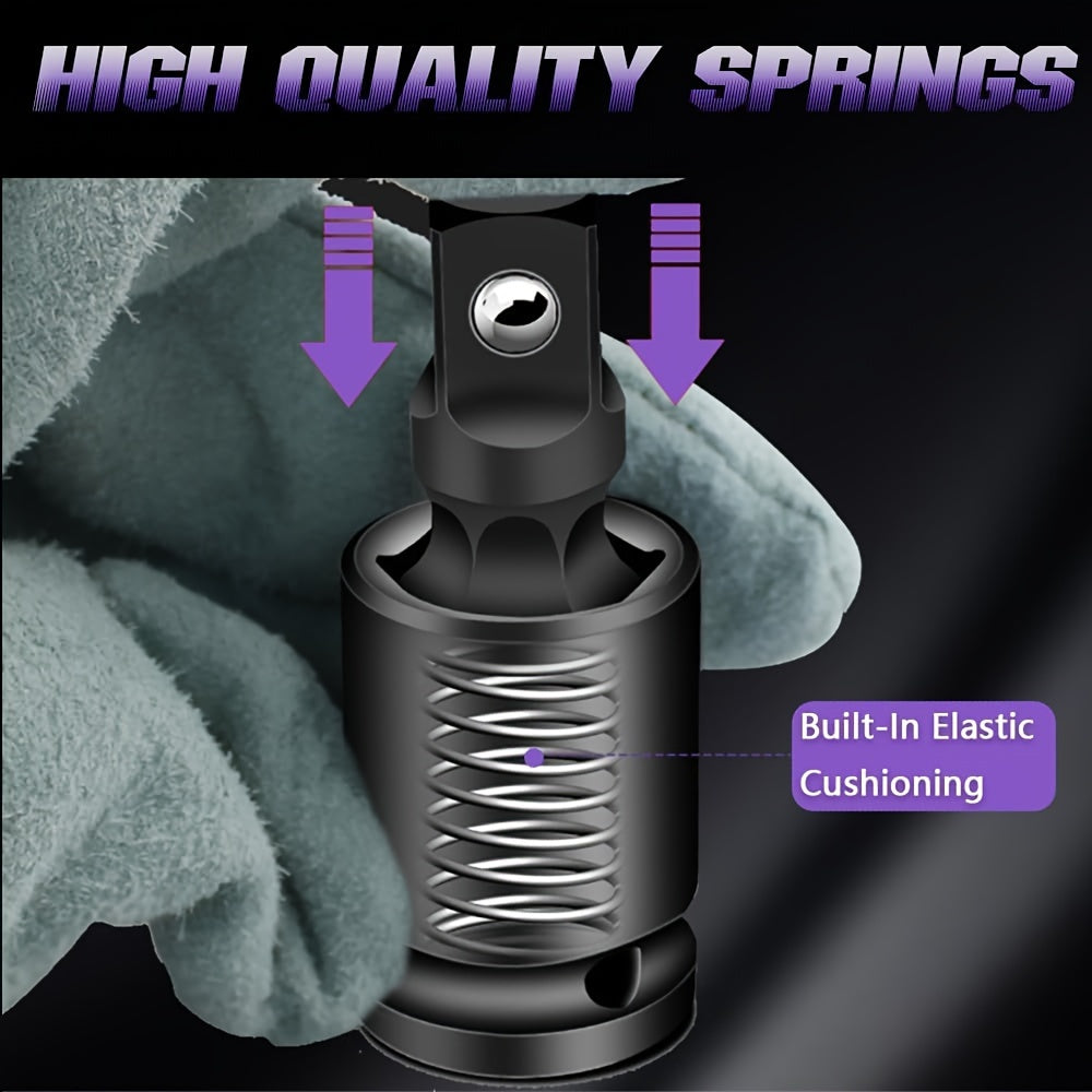 универсальный адаптер для головки торцевого ключа из стали с вращением на 360°