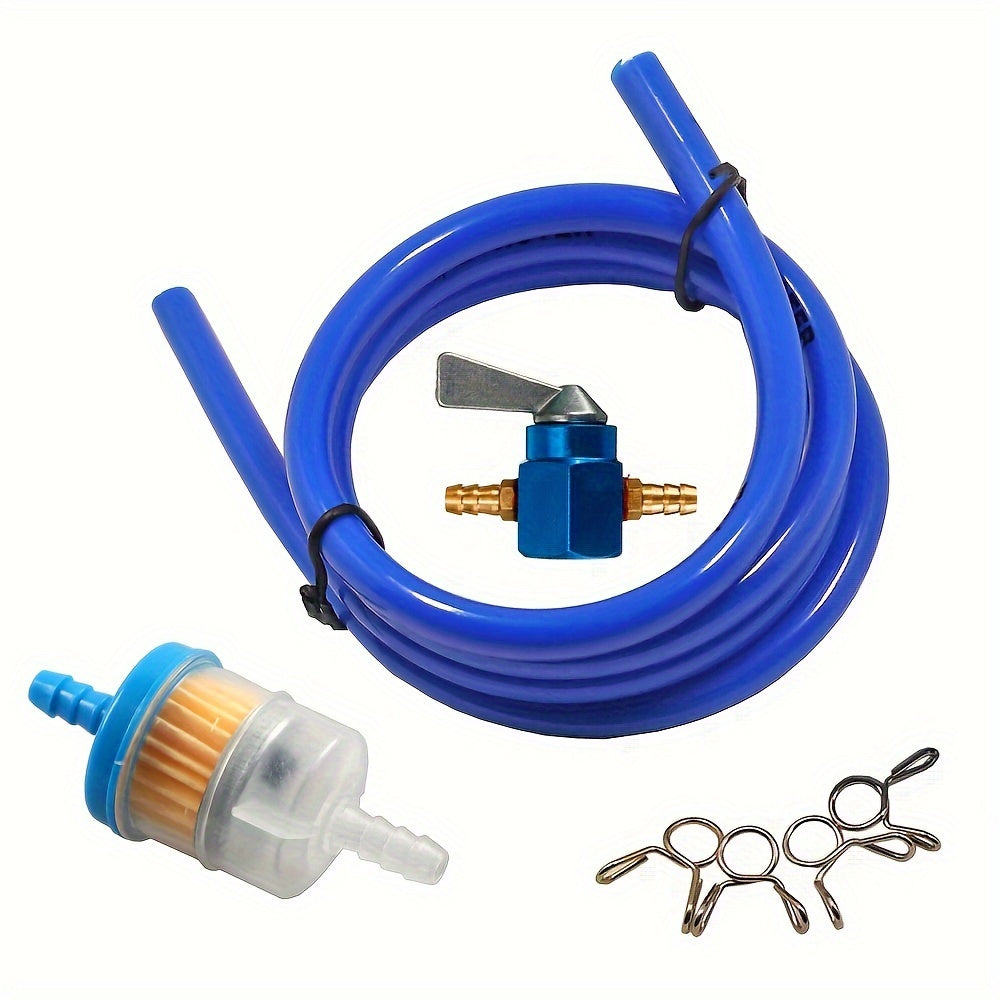 Flexible Fuel Pipe Hose Kit for Motorcycles and ATVs 99.97cm Spare Replacement