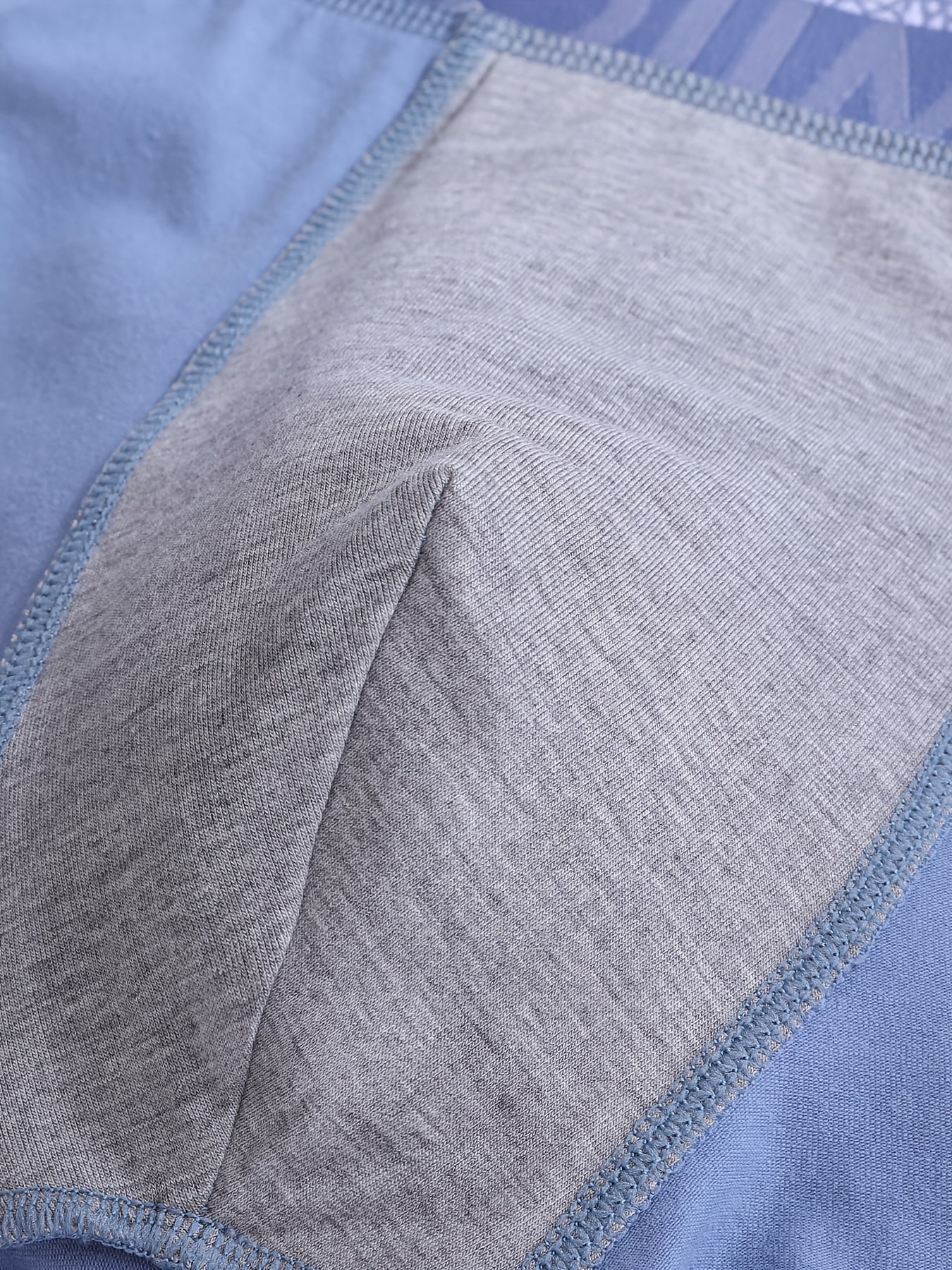 Men's Cotton Boxer Briefs 4 Pack Breathable Stretch Jacquard Waistband