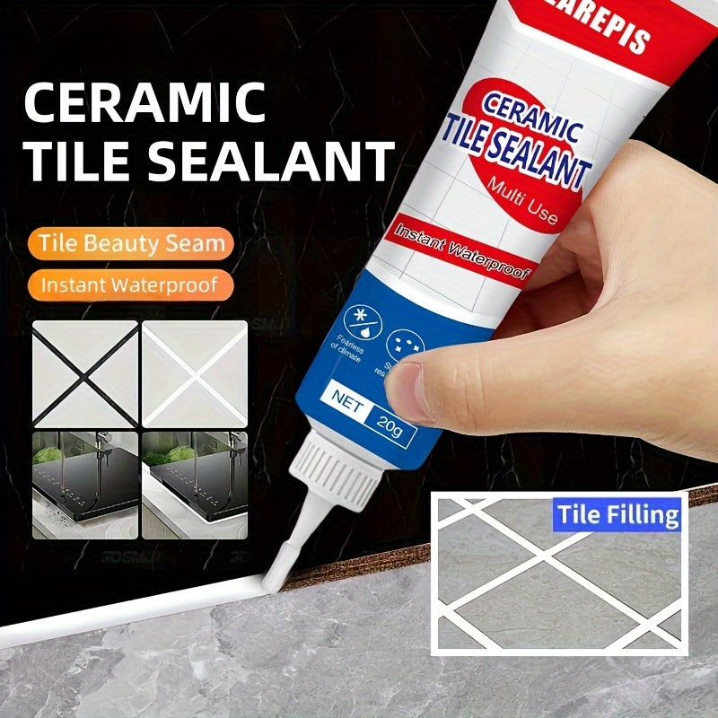 Waterproof Tile Grout Repair Sealant for Kitchen Bathroom White Adhesive and Sealant Tape