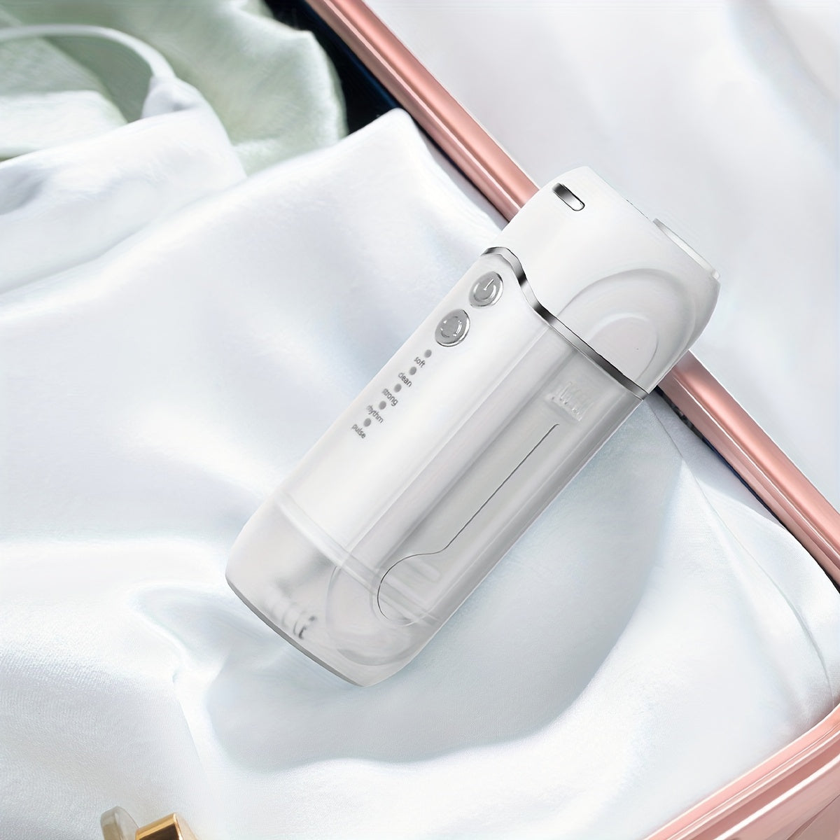 Irrigador dental inalámbrico portátil con 5 modos y 4 chorros