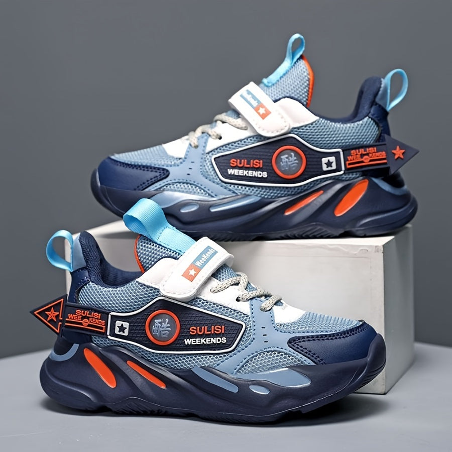 Yigitlar uchun tarmoqli sport poyabzali, pastki yuqori, nafas oladigan, kundalik yurish uchun, bahor va kuz uchun