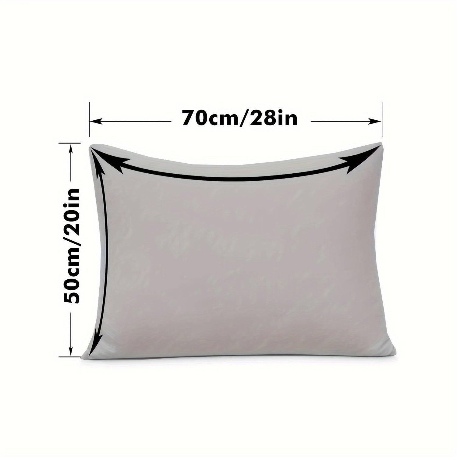 Grey Water-Resistant Pillow Protector Cover Made from Durable Polyester 105gsm
