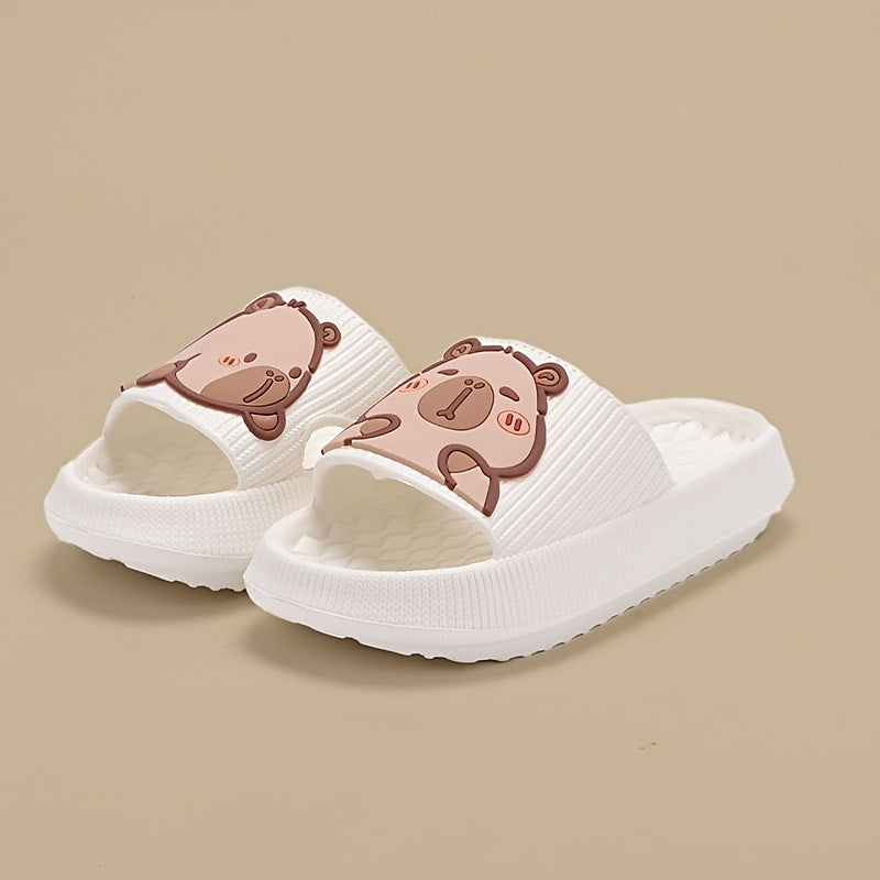 Ayollar uchun multfilm quyonli EVA och oyoqli yopiladigan yozgi poyabzal