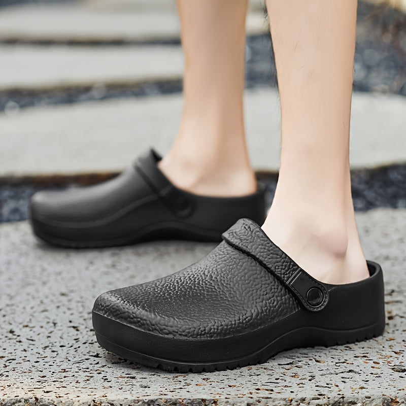 Women's EVA Slip-Resistant Indoor Outdoor Slippers Black Cushioned Comfort