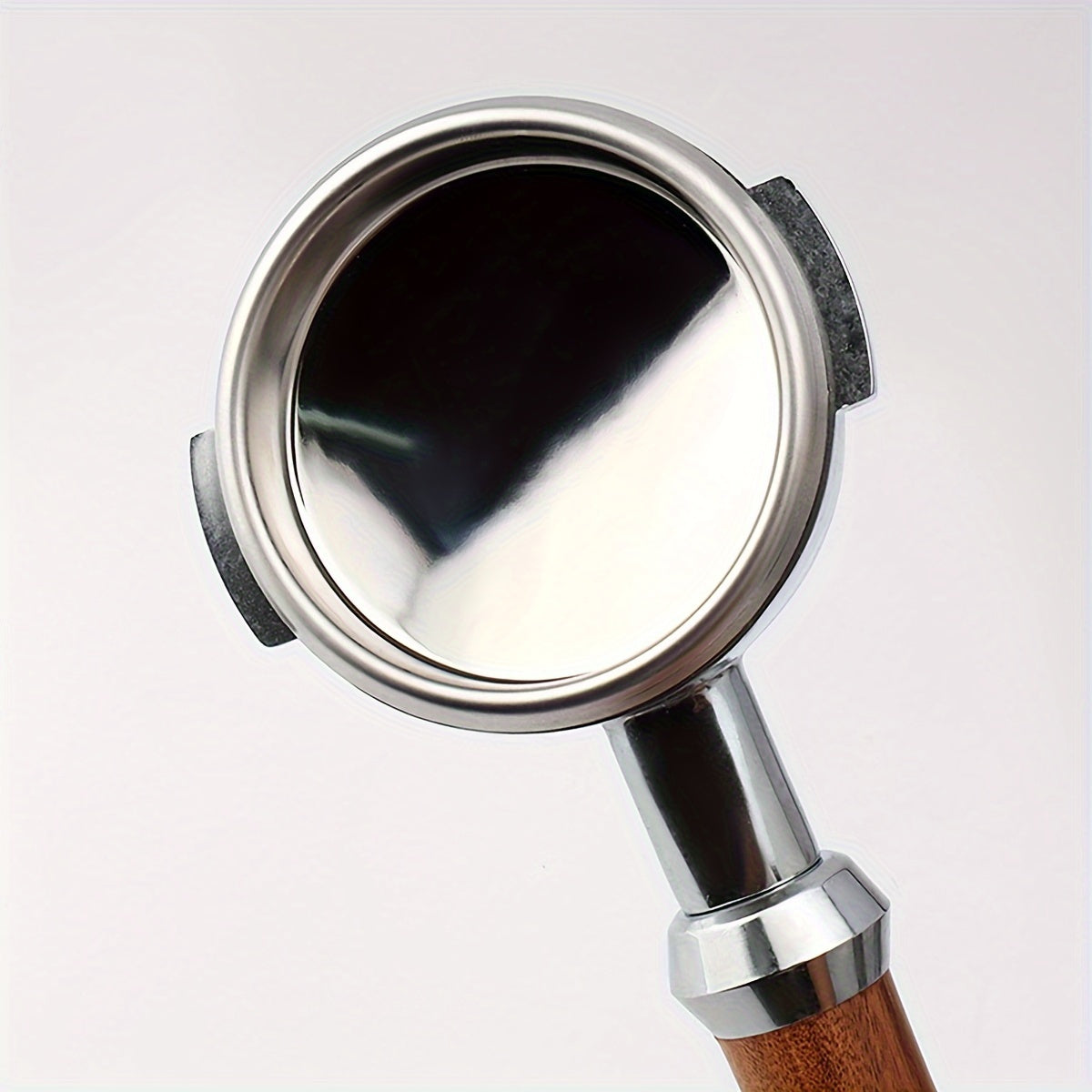 Kofe aksessuari samarali tozalash uchun - 51/54/58mm ko'rinmas filtr qo'shimchasi bilan zanglamas po'latdan yasalgan espresso mashinasi orqa oqim savati