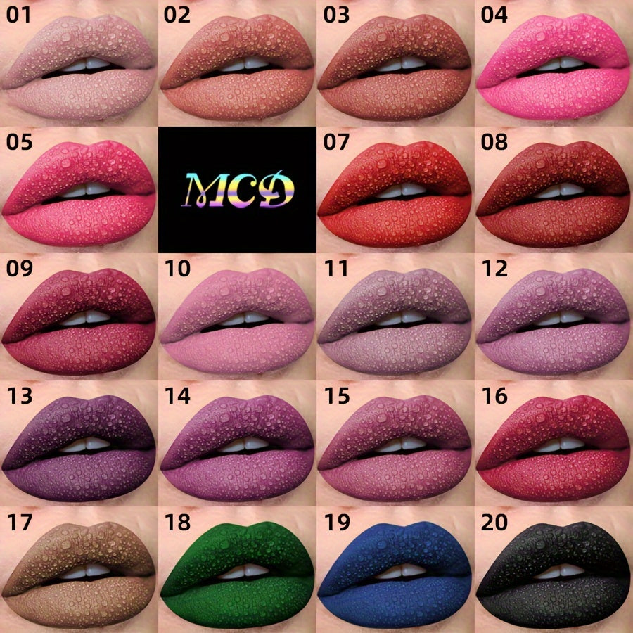 Женский водостойкий матовый блеск для губ увлажняющая жидкая помада в ярких цветах