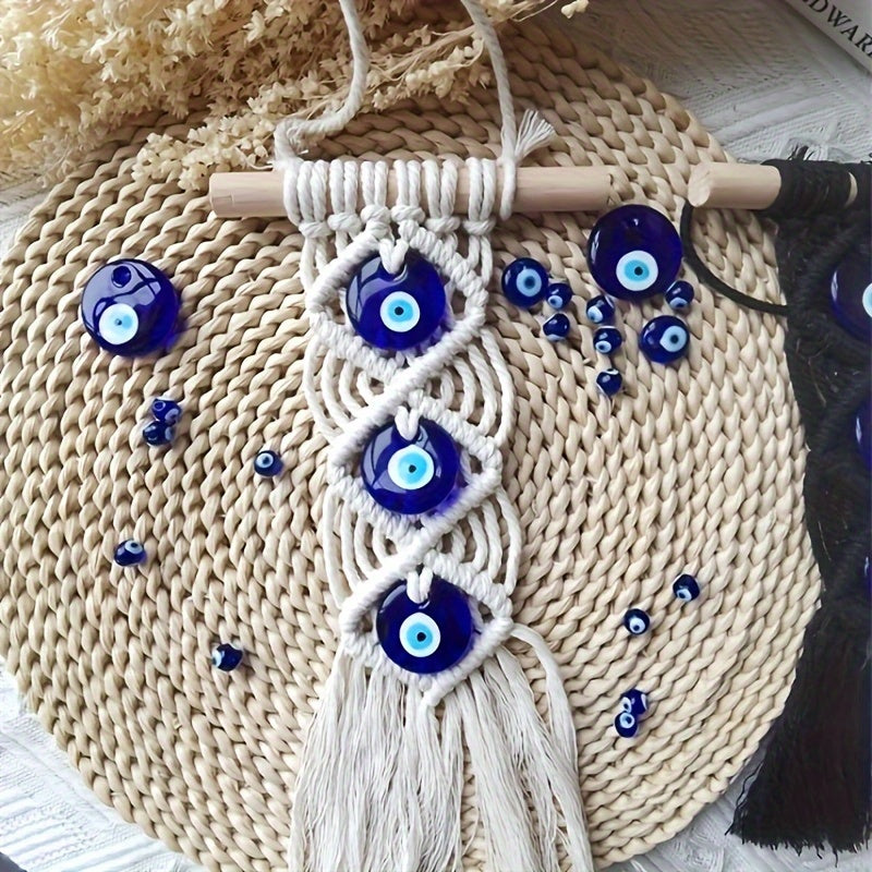Handmade Turkey Blue Eye Tapestry Wall Decor Pendant for Home Decoration