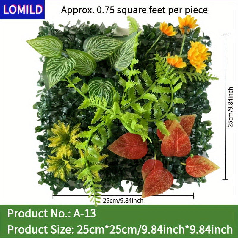 Artificial Green Plants for Outdoor Wall Decoration Wedding Festival Tying