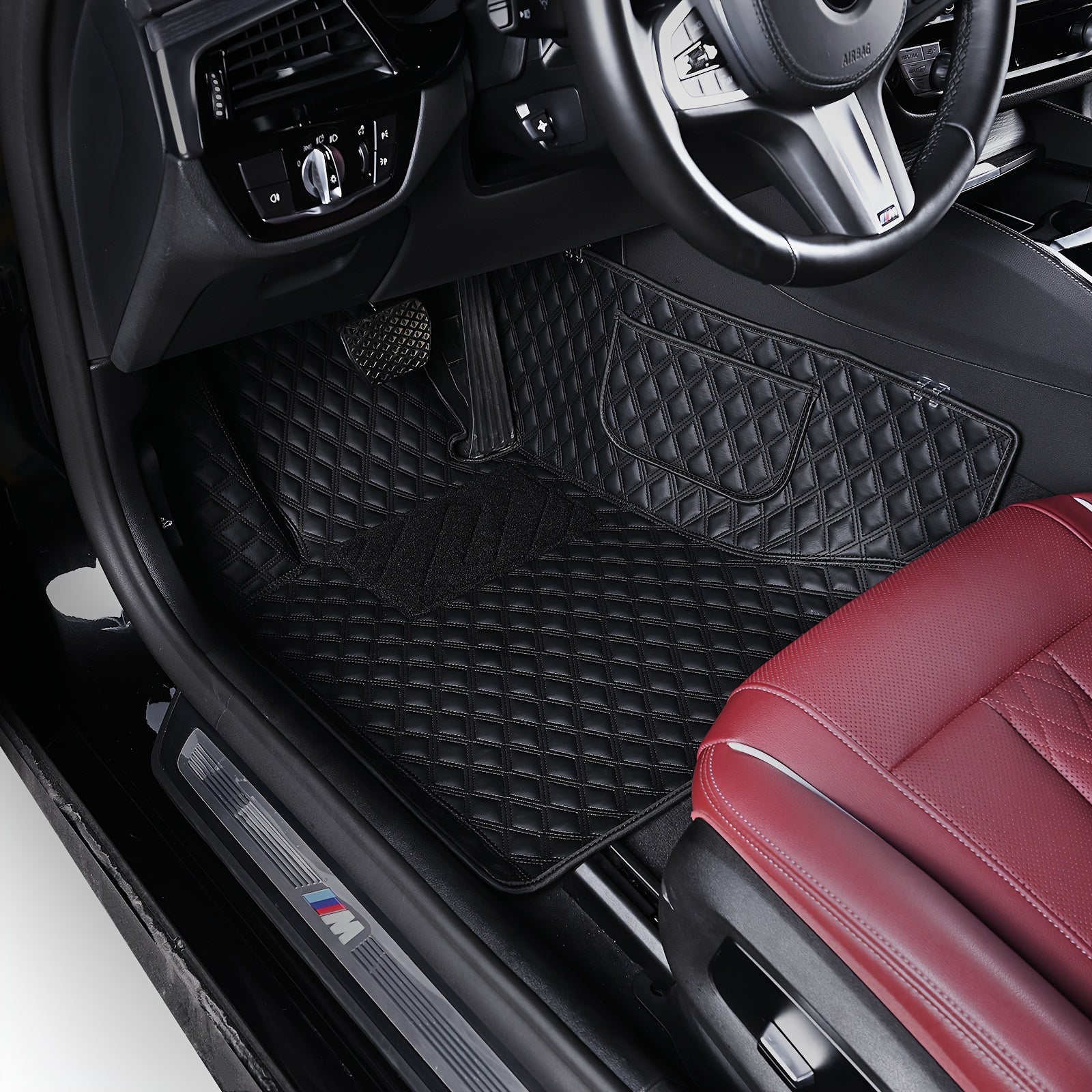 Full Coverage Anti-Slip Car Floor Mats for Sedan 2014-2023 Durable Material
