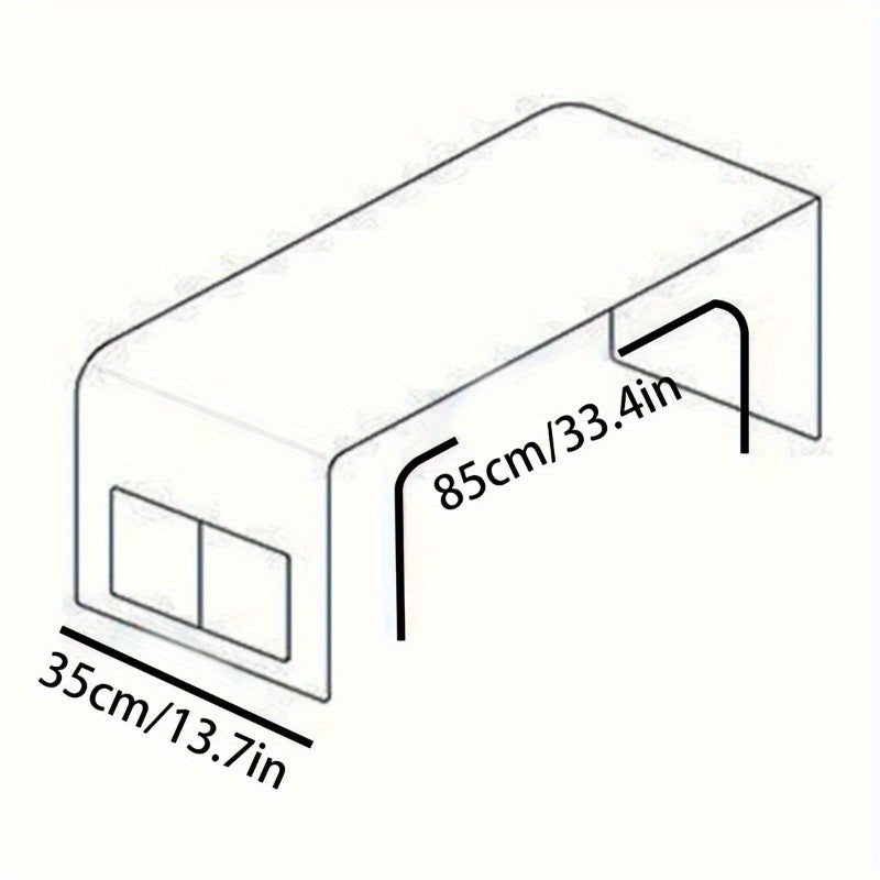 Cubierta de polvo para horno microondas, accesorio de PVC resistente al agua y al aceite para el hogar