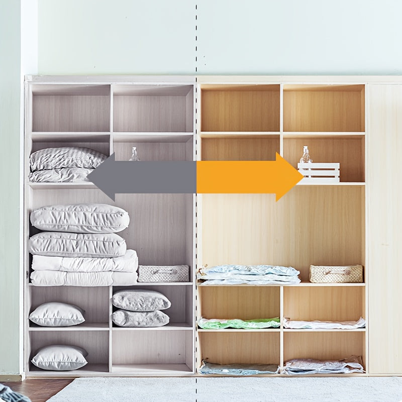 Paquete de 5 bolsas de plástico transparente para selladora al vacío con cierre de cremallera