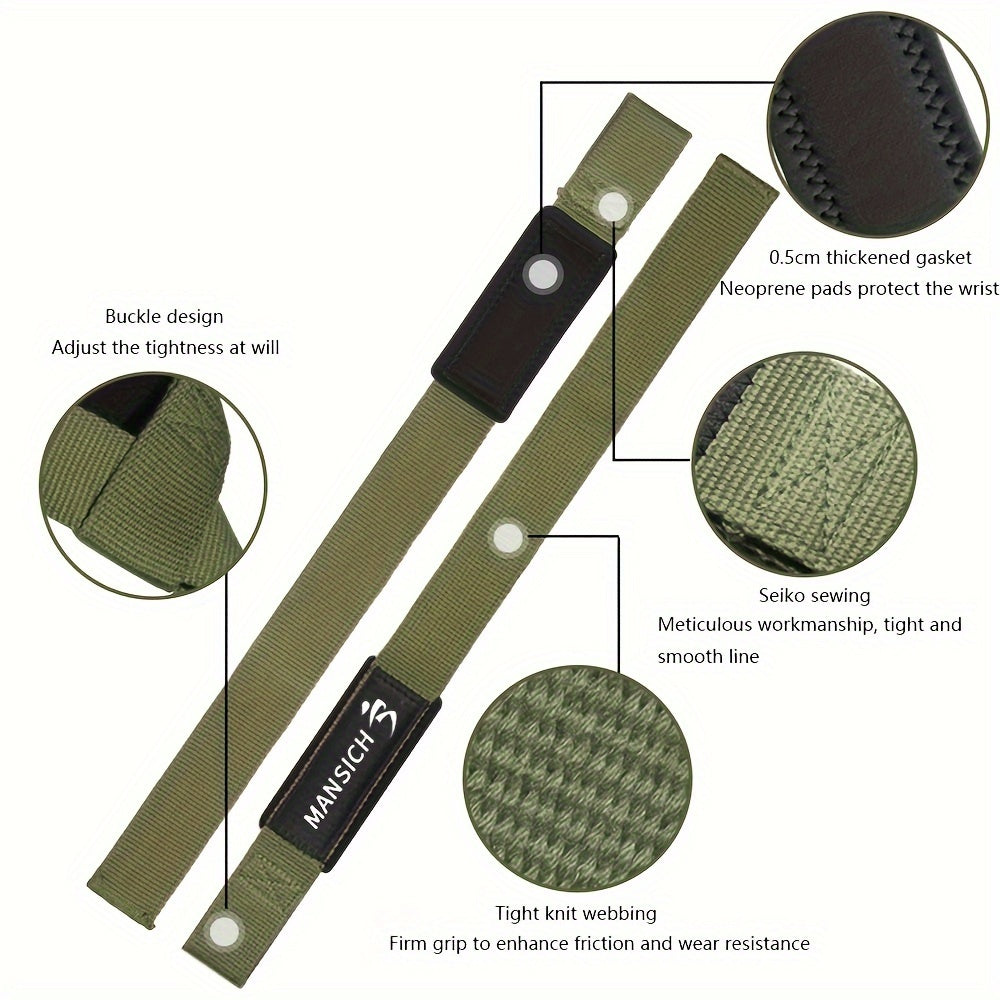 Adjustable Sports Wrist Guards for Weightlifting and Strength Training Red Black Green