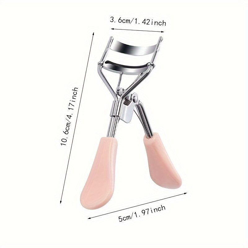 Ayollar uchun plastik Qush quloqli kirpik qimirlatgich, yopishqoq tutqich bilan