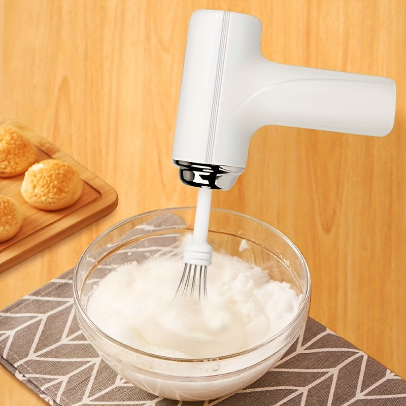 Handheld Electric Cake Mixer USB Rechargeable Battery Lightweight Baking Tool