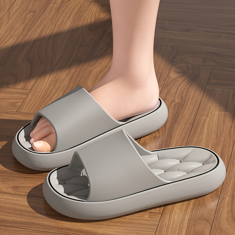 Women's Slip-On EVA Slippers Non-Slip Indoor Outdoor Sandals Black White