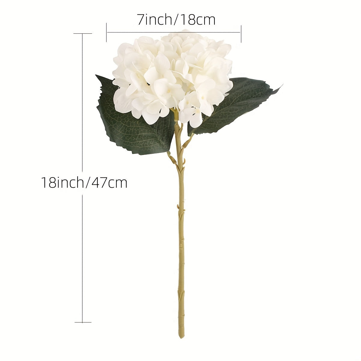 Six Realistic Silk Hydrangea Bouquets for Home Weddings and Parties