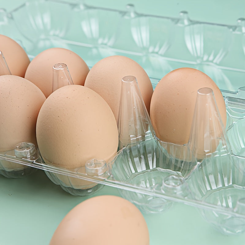 Qayta ishlatiladigan plastmassa tuxum saqlash tishlari, tuxum qutilari bilan, 100 ta paket oshxona va ochiq havoda