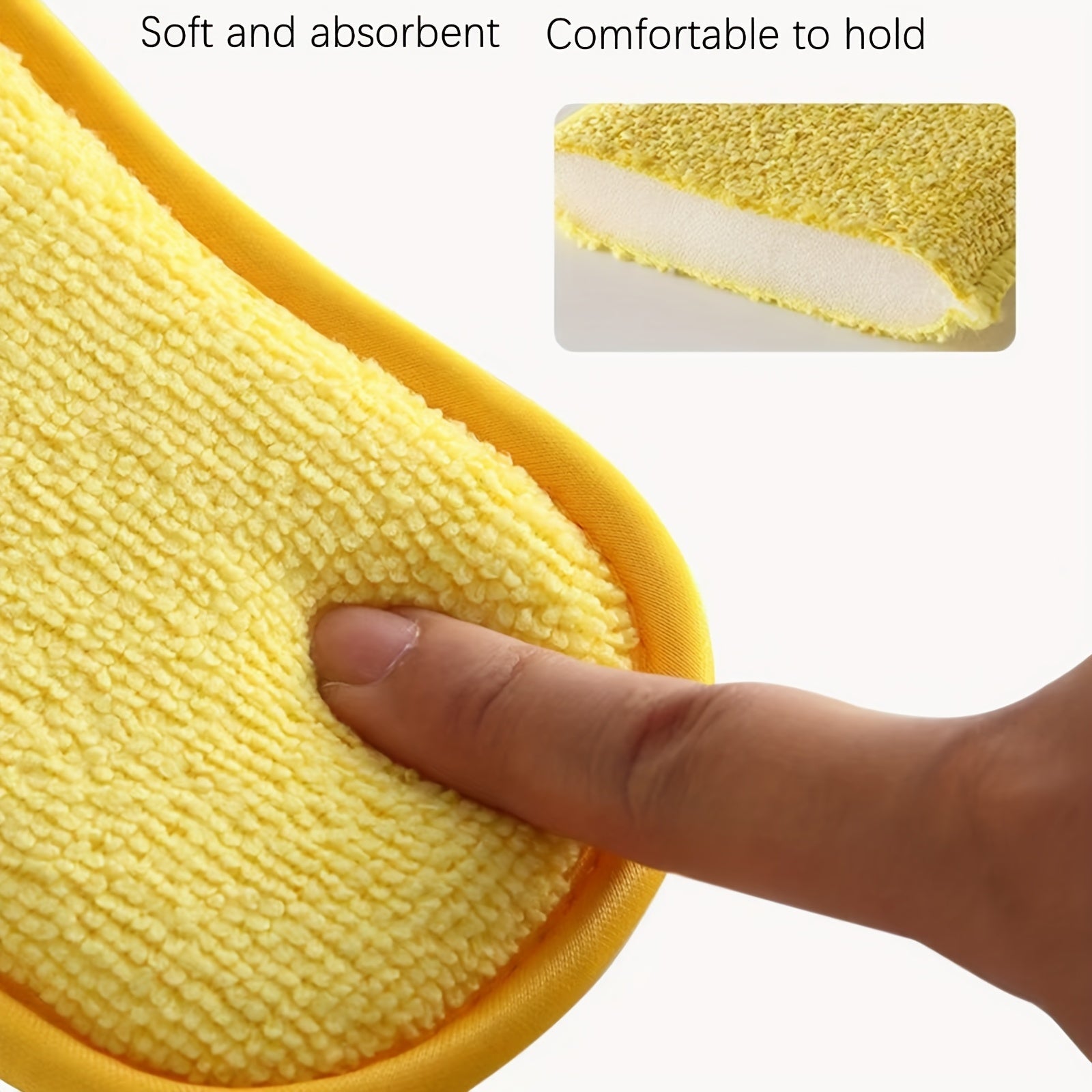 Multi-Functional Kitchen Cleaning Sponge Set of 3-5 Pieces Strong Decontamination