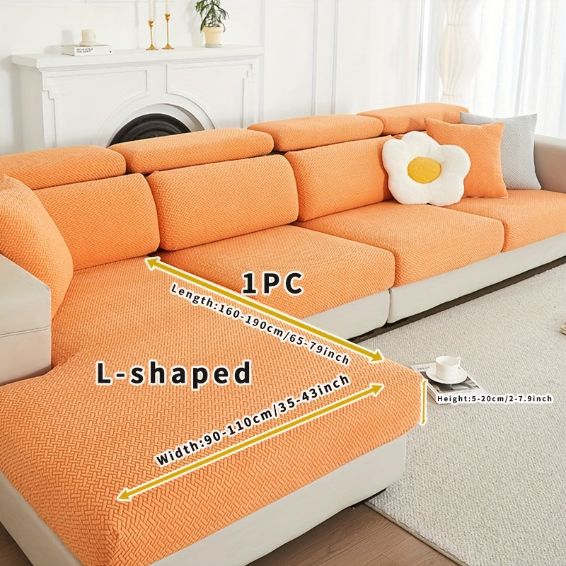 Чехол на диван для украшения гостиной, водонепроницаемый растягивающийся чехол на диван 70x70 дюймов