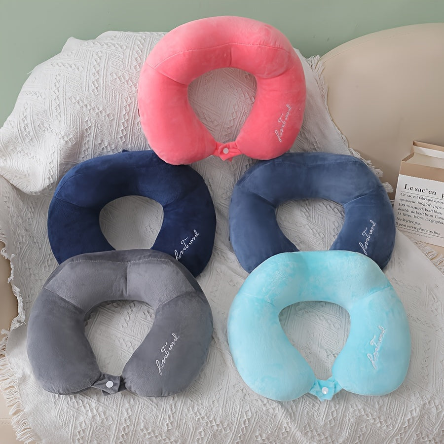 Travel Pillow U Shape Neck Support for Plane Train Car Travel Comfort