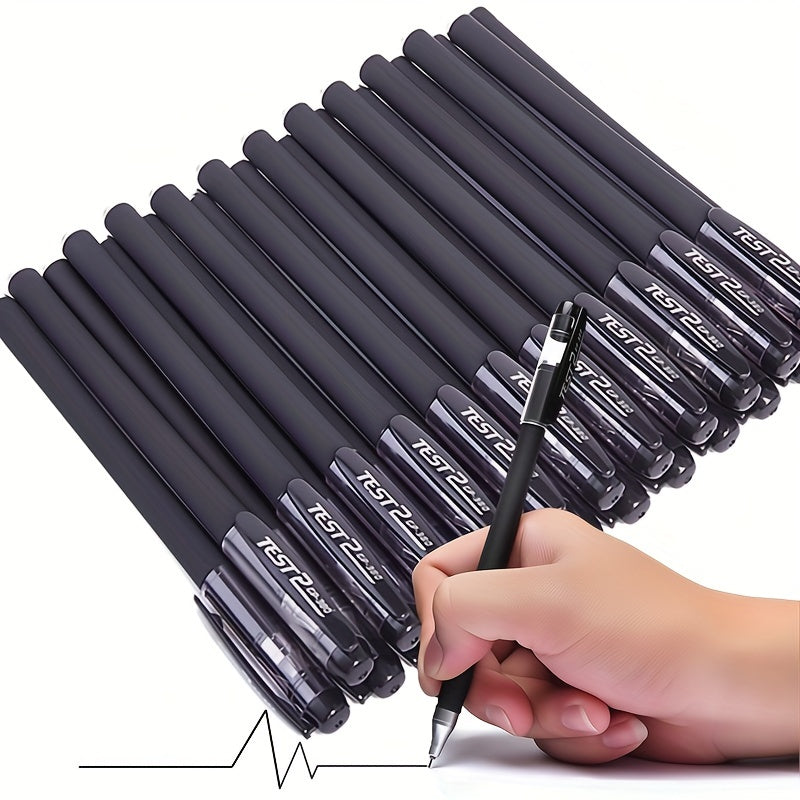26-Piece Gel Pen Set with Black Blue Red Ink 0.5mm Tips for School Office