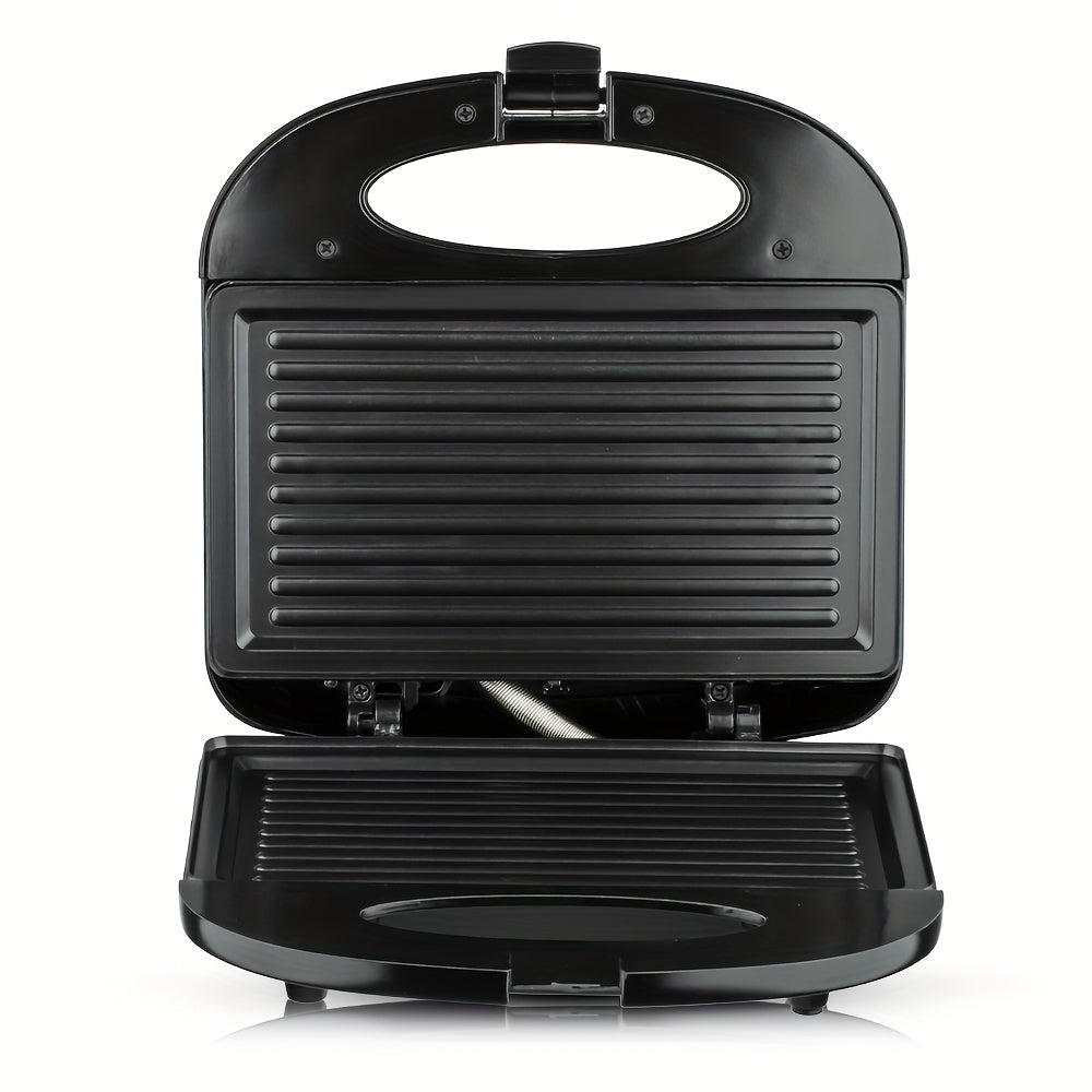 750W Non-Stick Elektrik Sendvich Qovurish Gril Panini Qiluvchi O'chiriladigan Tovoqlar