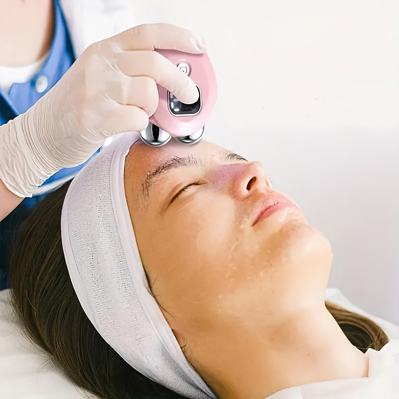 Portable Facial and Neck Massager with 3 Heating Vibration Modes USB Rechargeable Skincare Relaxation