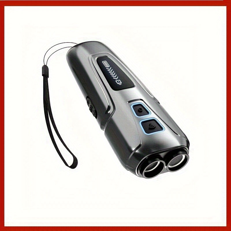 Dog Repeller with LED Flashlight Rechargeable USB Bark Control Device