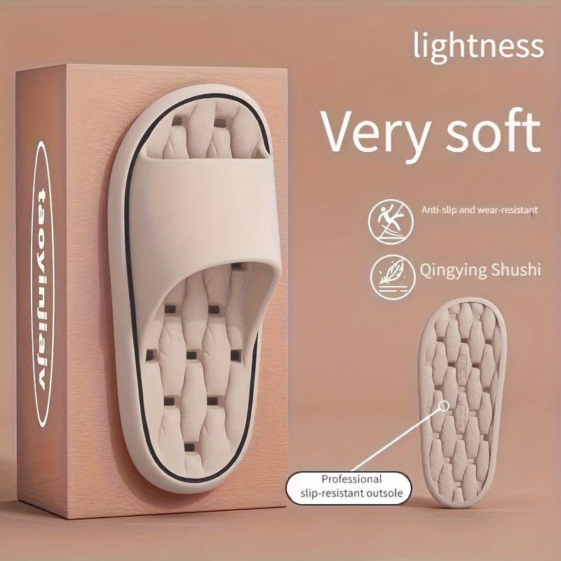 Unisex EVA Slippers Non-Slip Minimalist Stripes House Beach Footwear