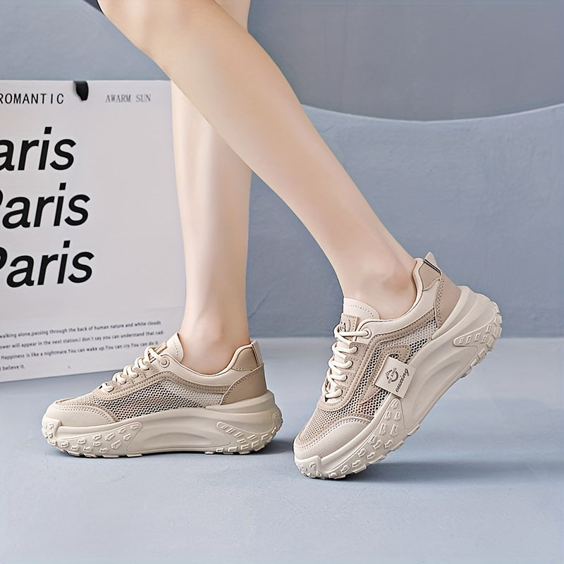 Women's Casual Sneakers TPU Sole Breathable Synthetic Fabric Low-Top Shoes