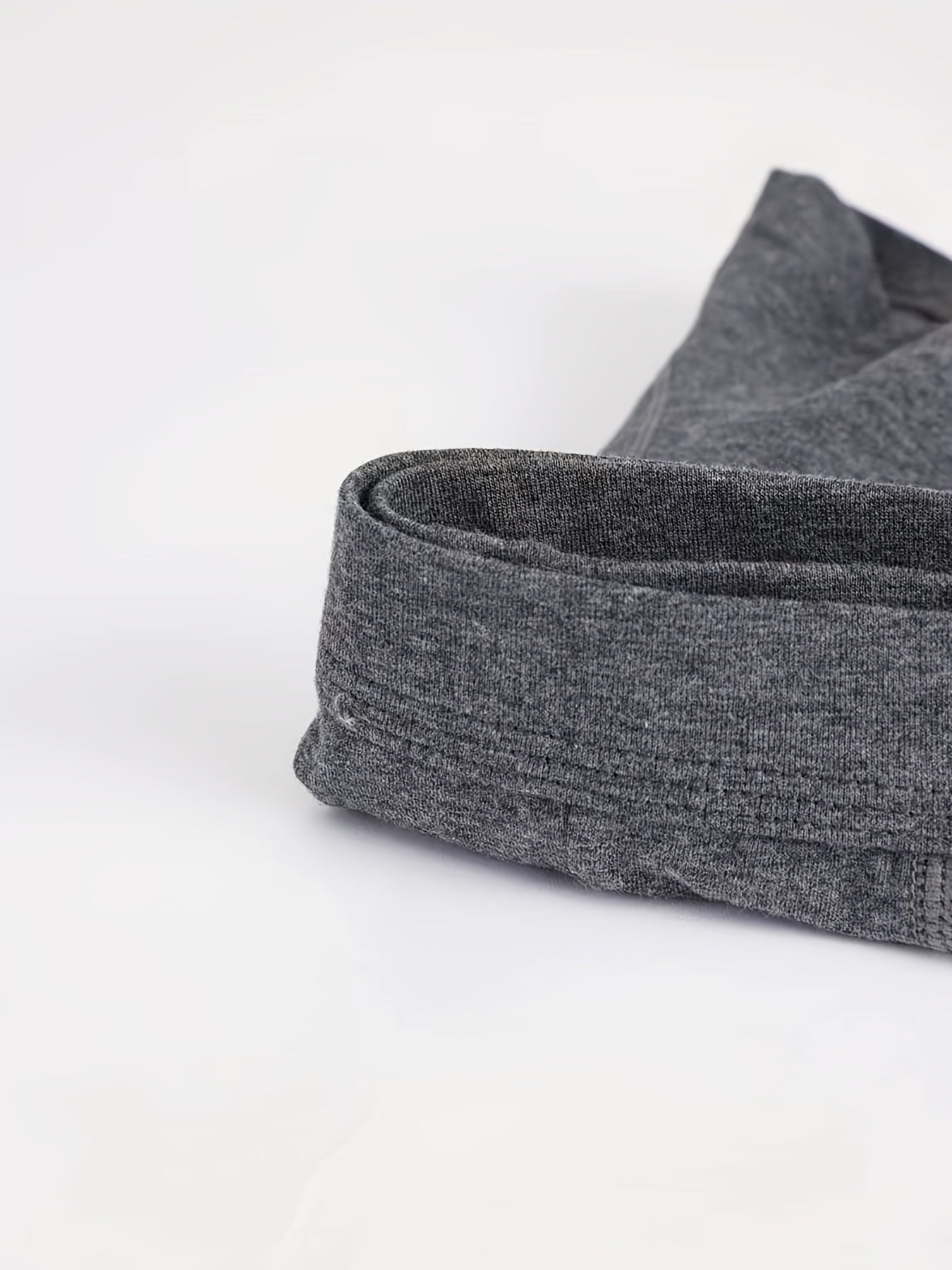 Men's Cotton Boxer Briefs Pack of 5 Solid Color Regular Fit