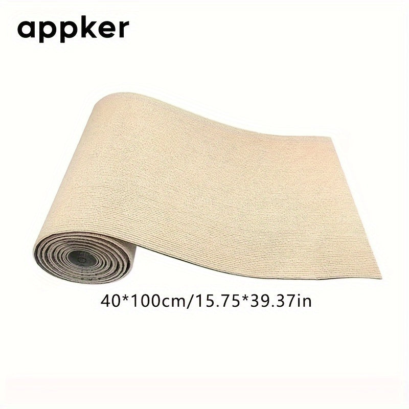 Self-Adhesive Cat Scratching Mat with Dual-Texture Polyester Sofa Protector