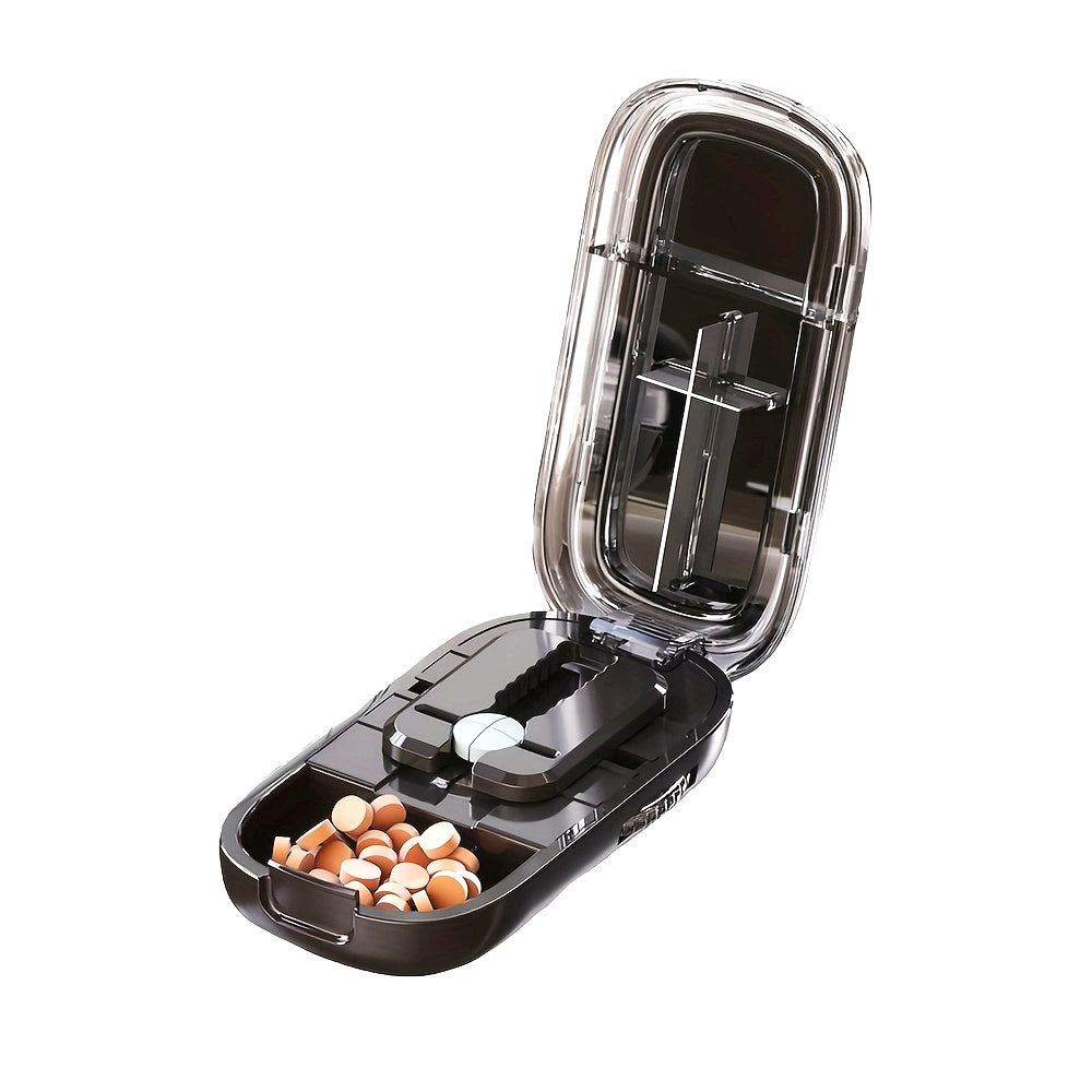 Pill Cutter for Small Micro Pills Adjustable with Centering Device Portable