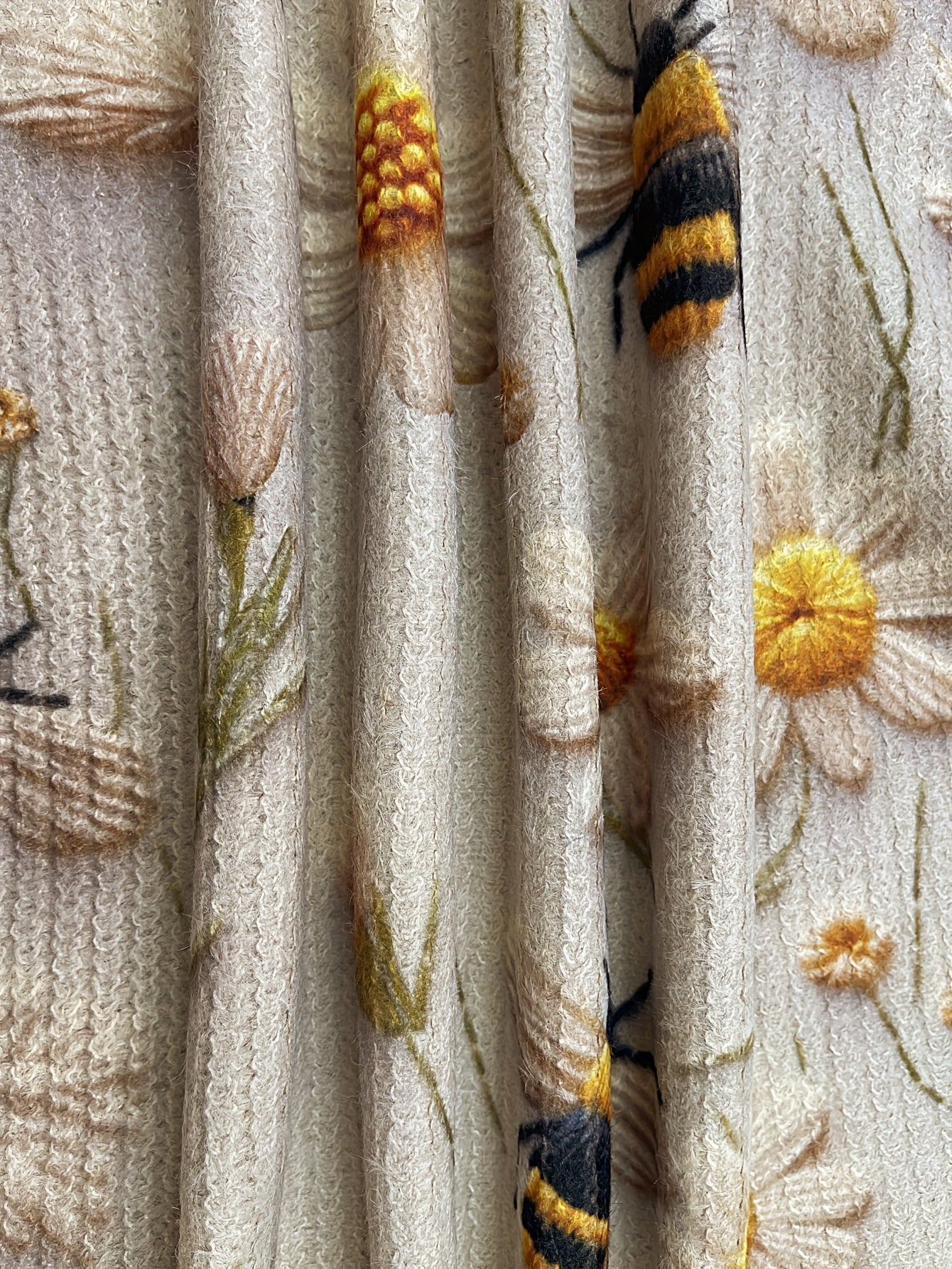 Плюс сайз женское платье-свитер с цветочным принтом пчелы, повседневное, с длинными рукавами, легкое, для осени и зимы