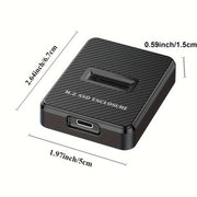 High-Speed M.2 NVMe SATA to USB-C Docking Station for 2230 2242 2260 2280 SSDs