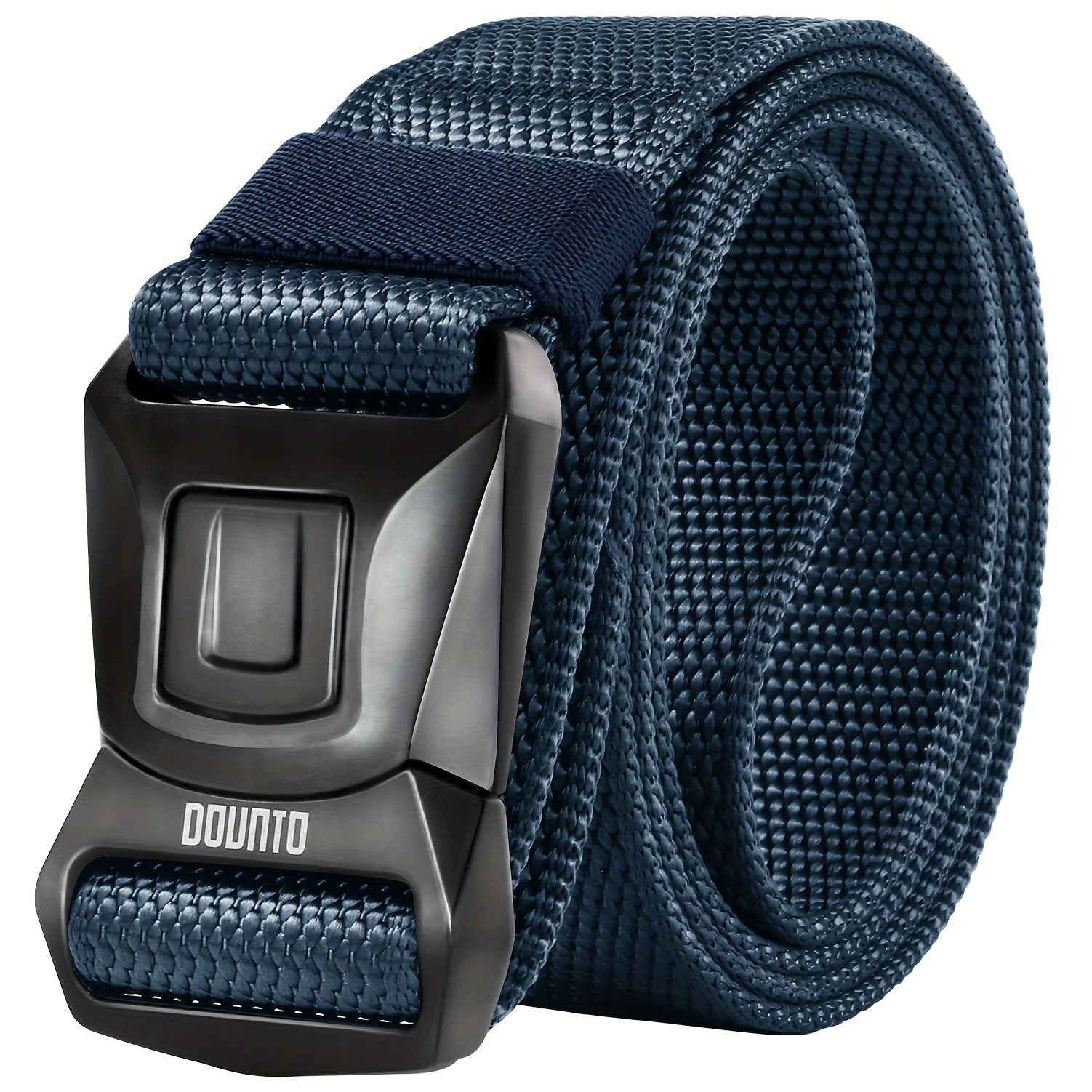 Мужской тактический ремень из нейлона черного цвета с быстросъемной пряжкой из сплава для активного отдыха